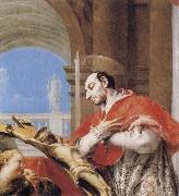 Giovanni Battista Tiepolo St Charles Borromeo France oil painting artist